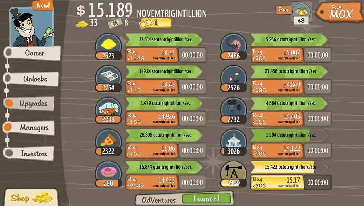 Adventure Capitalist lets play 1