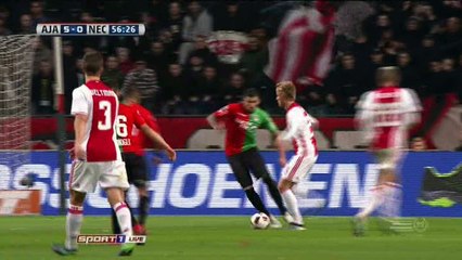 Lasse Schone  Goal HD - Ajax	5-0	Nijmegen 20.11.2016
