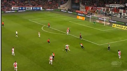 Lasse Schone Goal HD - Ajax	5-0	Nijmegen 20.11.2016