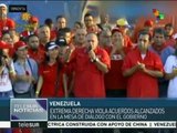 Venezuela: Cabello denuncia que la derecha viola acuerdos alcanzados