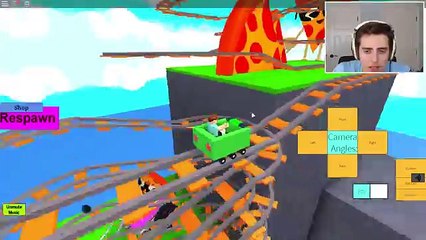 Roblox Adventures / Uncle Grandpa Roller Coaster / Giant Grandpa Eats Me Alive!