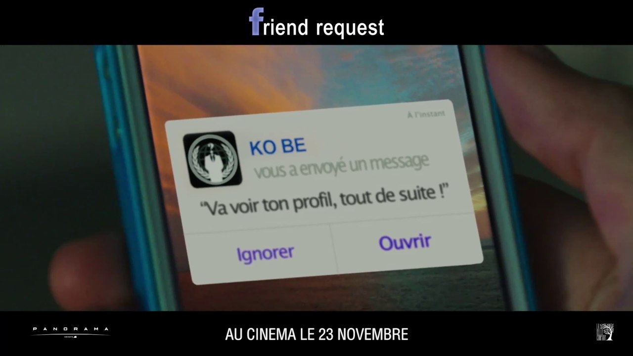 FRIEND REQUEST ׃ Tous les Extraits VF du Film ! (Horreur, Facebook - 2016)