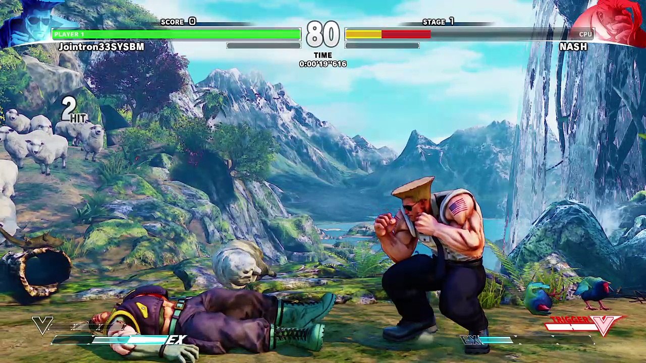 LetsPlay: STREET FIGHTER V Survival Mode Guile Playthrough (Easy)