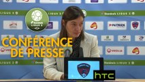 Conférence de presse Clermont Foot - Gazélec FC Ajaccio (3-1) : Corinne DIACRE (CF63) - Jean-Luc VANNUCHI (GFCA) - 2016/2017