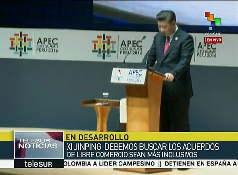 Xi Jinping llama a hacer la globalización más inclusiva
