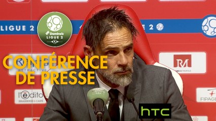 Conférence de presse Stade de Reims - Stade Lavallois (0-2) : Michel DER ZAKARIAN (REIMS) - Marco SIMONE (LAVAL) - 2016/2017