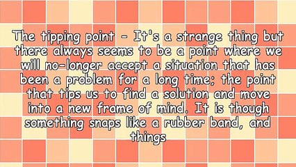 The Tipping Point That Creates Change