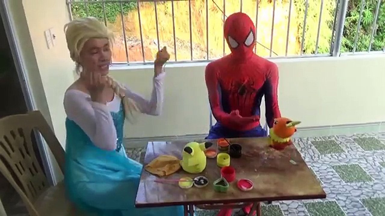 Pokémon Go Spiderman & Frozen Elsa | Joker plays Pokemon Go in real life use magic | Fun Superhero