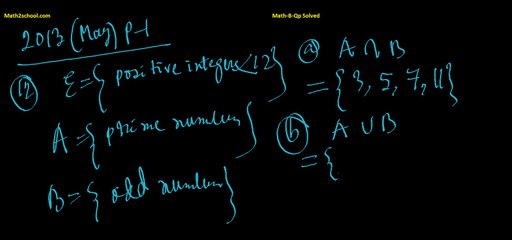 MathsB-QP-2013(May)-12
