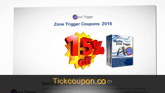 15% OFF Zone Trigger Coupons November 2016
