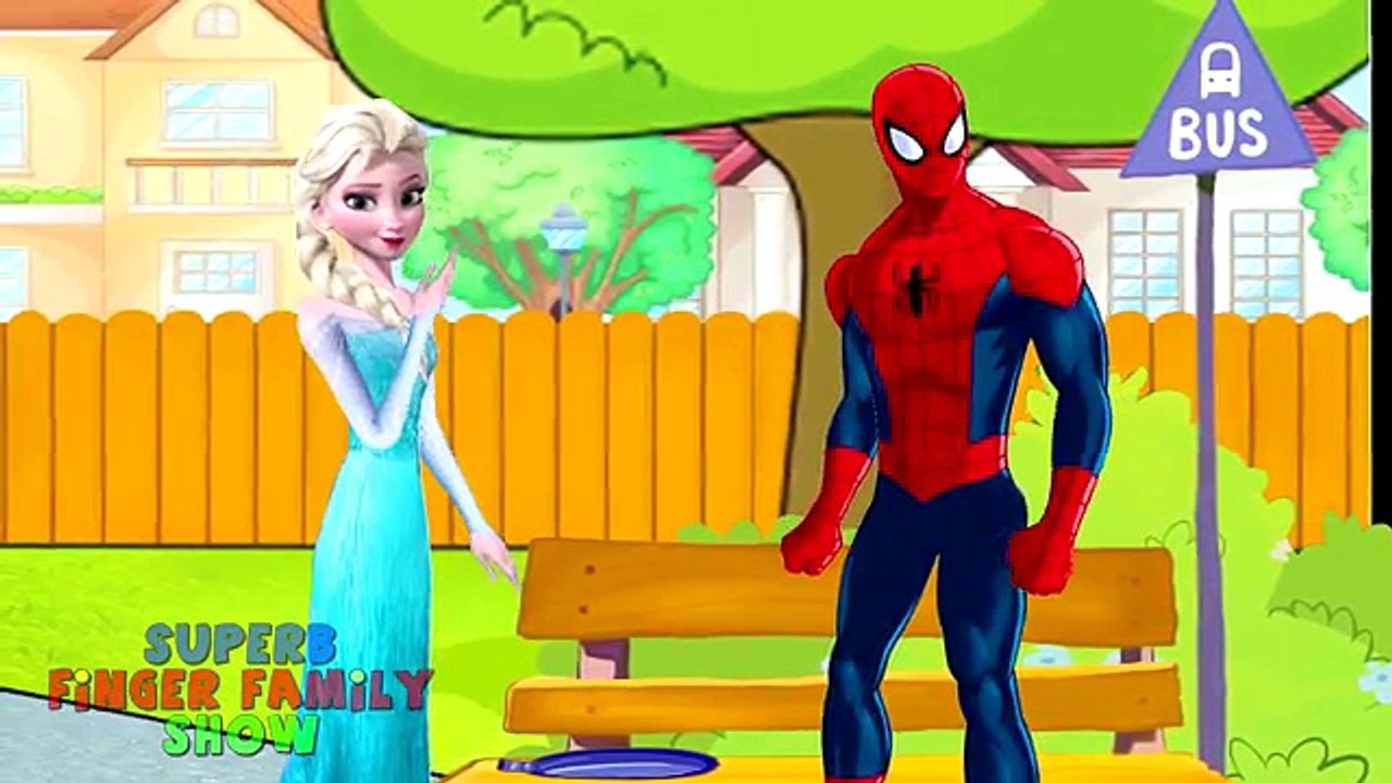 Spiderman Vs Elsa - Elsas ICE Prank | Finger Family Compilation and More !