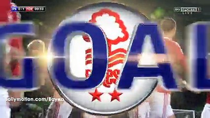 0-1 Britt Assombalonga Goal HD - Ipswich 0-1 Nottingham - 19.11.2016