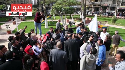 محافظ الاسكندرية يفتتح حديقة السيوف