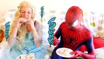 Spiderman vs Gollum & Frozen Elsa In Real Life! w/ Jake Frost Superman & Funny Superheroes
