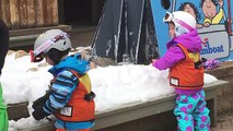CUTE 4yr old 1ST TIME SNOWBOARDING! Best Winter Vacation for Kids - Family Fun in SteamBoat Colorado