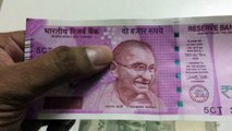New Rs.500 note security check