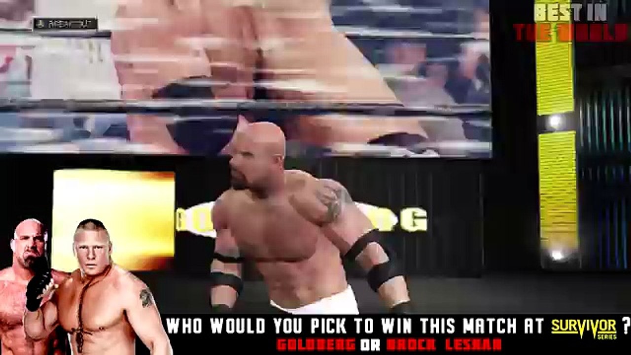 WWE 2K17 Survivor Series 2016 - Goldberg vs. Brock Lesnar Match
