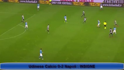 Lorenzo Insigne Amazing Goal - Udinese Calcio 0-2 Napoli - (19/11/2016)