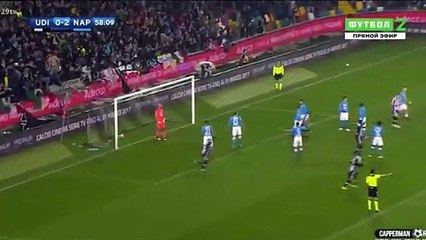 1-2 Stipe Perica Goal HD - Udinese vs Napoli - 19.11.2016