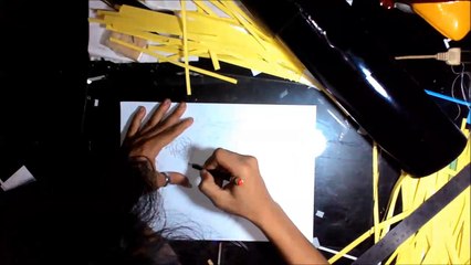 Drawing Son Goku SS4 | Belajar Menggambar