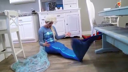 Mermaid Frozen Elsa Vs Doctor Spiderman vs Maleficent vs T-rex vs Batman Funny Superhero Movie Real