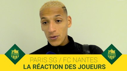 Paris - FC Nantes : la réaction des joueurs