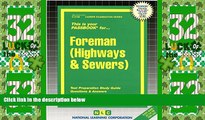 Buy NOW  Foreman (Highways   Sewers)(Passbooks) (Career Examination Passbooks)  Premium Ebooks