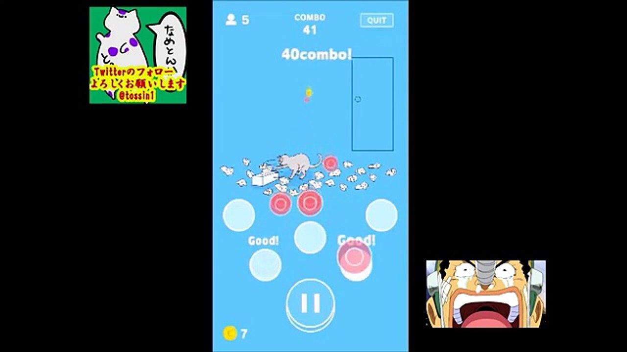 国民的キャラ達のボイスでリズムゲーム実況したら賑やかに