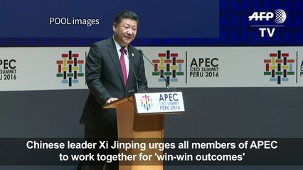 Xi pushes China-backed trade deals to fill US void