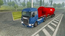 Euro Truck Simulator 2 Gameplay #12 Cement Transport to Dijon With SCANIA Truck