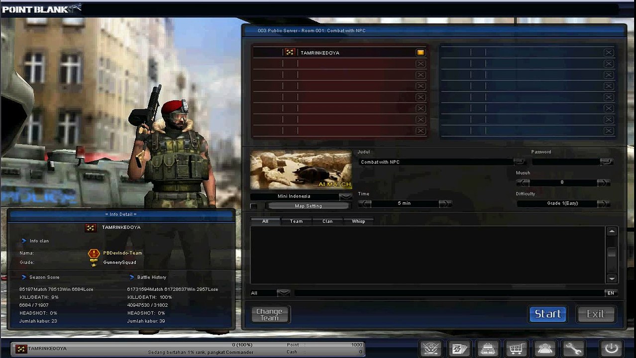 M4 SR16 LV3 HEADshoT(TAmrin GANTENk)