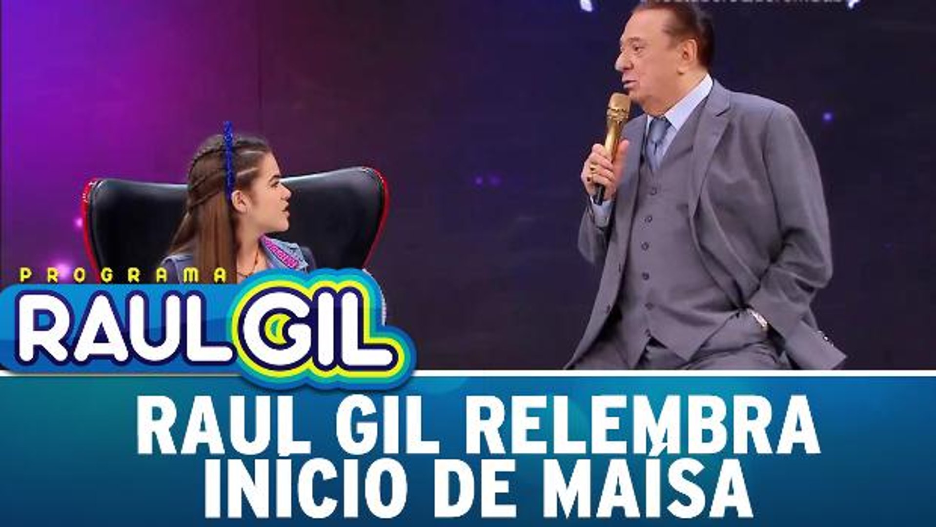 Raul Gil relembra início de Maisa - Vídeo Dailymotion