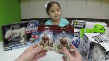 COOL JURASSIC WORLD INDOMINUS REX ATTACKS LITTLE GIRL Toy Chomplingz Zoomer Boomer JW Surprise Toys