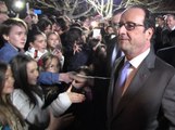 François Hollande félicite l'école d'Ayguesvives