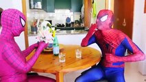 Spiderman vs Joker vs Venom TOILET BATTLE in Real Life ft Frozen Elsa Pink Spidergirl Booger