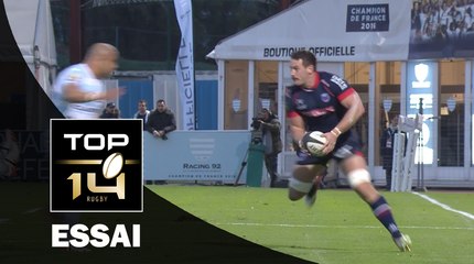 TOP 14 ‐ Essai Fabien ALEXANDRE (FCG) – Racing 92-Grenoble – J12 – Saison 2016/2017