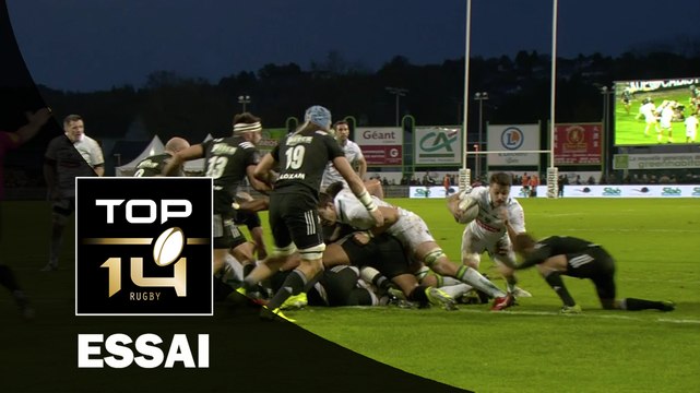 TOP 14 ‐ Essai Charly MALIE (SP) – Brive-Pau – J12 – Saison 2016/2017