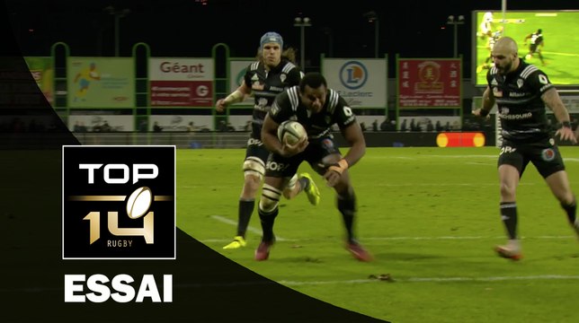 TOP 14 ‐ Essai Seremaia BUROTU (CAB) – Brive-Pau – J12 – Saison 2016/2017