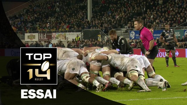 TOP 14 ‐ Essai Nicolas BEZY (CAB) – Brive-Pau – J12 – Saison 2016/2017