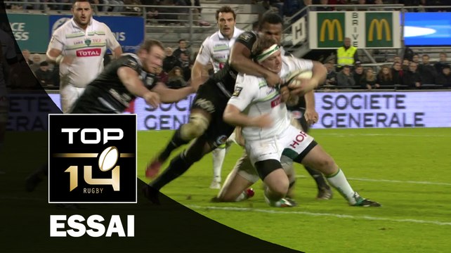 TOP 14 ‐ Essai Chris KING (SP) – Brive-Pau – J12 – Saison 2016/2017