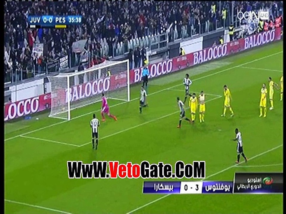 "يوفنتوس" يواصل تربعه على قمة الدورى بثلاثيه امام بيسكارا