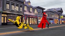 Red Batman Vs Yellow Ironman Cartoons Finger Family Nursery Rhymes For Children