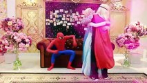 Frozen Elsa Kiss Thor vs Spiderman Kiss Maleficent ! Spiderman Frozen Elsa & Superhero In Real Li