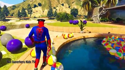 cars lightning mcqueen kids videos spiderman police nursery rhymes kids song