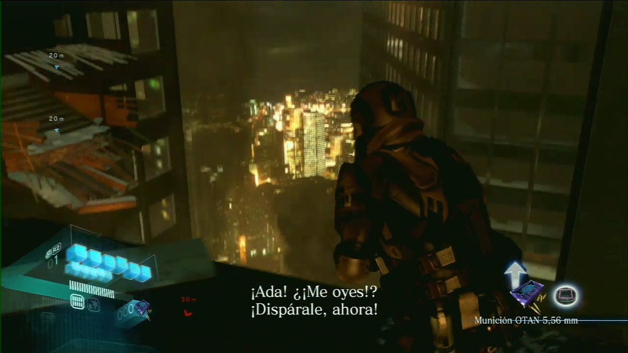 Resident Evil 6, gamepay online 7, El combate contra el enemigo final con Ada wong en cooperativo