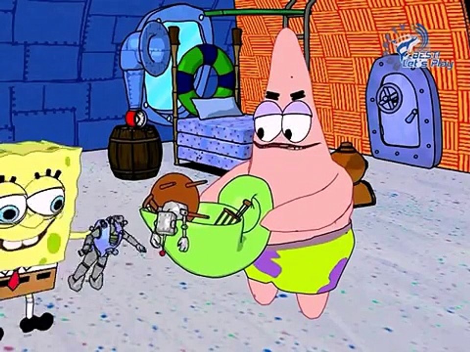 Губка Боб Битва за лагуну Бикин 1 SpongeBob Battle for Bikini Bottom