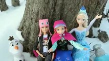 Frozen Aventura Congelante com Elsa Anna Barbie e Olaf do Filme Frozen Novelinha em Portugues