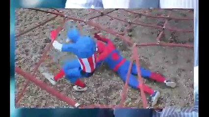 Spiderman VS Captain America Civil War New Battle | Toy Kids SuperHero SpiderMan CARTOON HD 2016