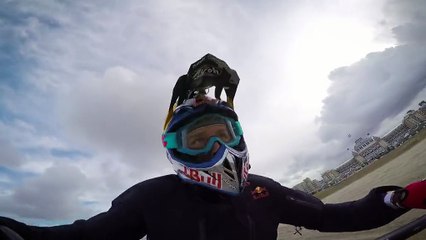 Jonny Walker Test Rides the Beach Track for Red Bull Knock Out | GoPro View