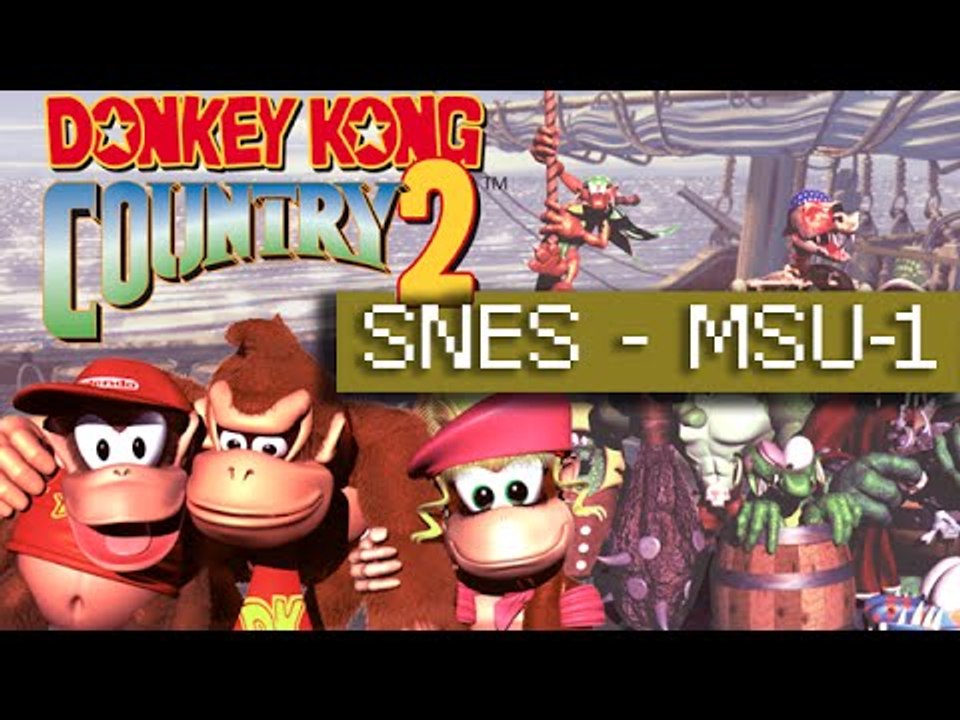 Donkey Kong Country 2 - CD Audio Quality - Super Nes (1080p 60fps)